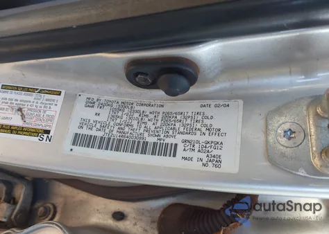 2004 Toyota 4Runner Sr5 V6 из США, поврежденный, VIN JTEZU14R640030891